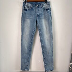 KanCan Blue Slim Jeans with Tapered Leg